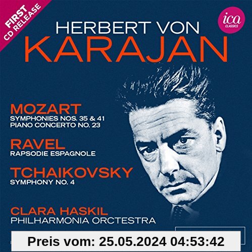 Herbert von Karajan: Mozart, Ravel, Tchaikovsky (Royal Festival Hall 1955 & 1956) [2 CDs] von Clara Haskil