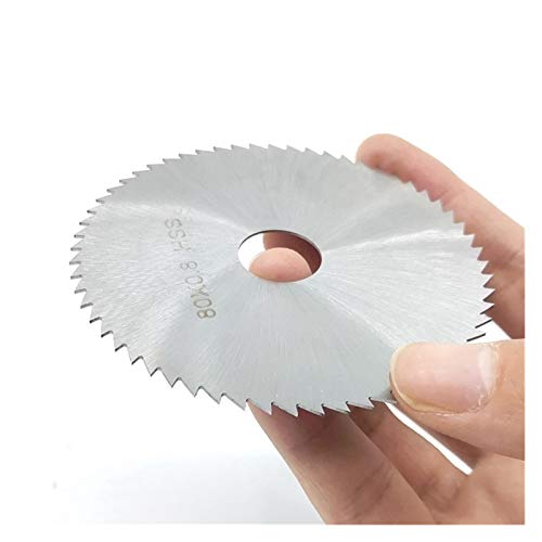 Claral 63mm 80mm HSS Kreissägeblatt for NovelLife R3 DIY Holzbearbeitung Tischkreissäge Holz Kunststoff Aluminium Blechschneiden Claral (Color : 80mm HSS Blade) von Claral