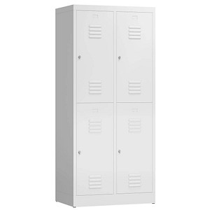 ClassiX Spind signalweiß X-523227, 4 Schließfächer 80,0 x 50,0 x 180,0 cm ClassiX Spind signalweiß X-523227, 4 Schließfächer 80,0 x 50,0 x 180,0 cm von ClassiX