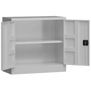 ClassiX Stahlschrank X-530300 lichtgrau 80,0 x 38,0 x 75,0 cm, aufgebaut von ClassiX