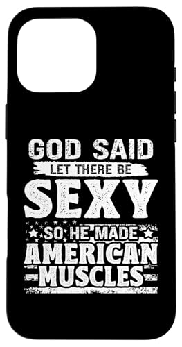 American Muscle Cars: Gott sagte, lass es sexy sein Hülle für iPhone 16 Pro Max American Muscle Cars: Gott sagte, lass es sexy sein Hülle für iPhone 16 Pro Max von Classic American Muscle Car Designs For Men