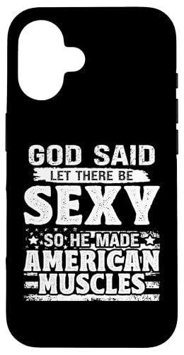 American Muscle Cars: Gott sagte, lass es sexy sein Hülle für iPhone 16 American Muscle Cars: Gott sagte, lass es sexy sein Hülle für iPhone 16 von Classic American Muscle Car Designs For Men