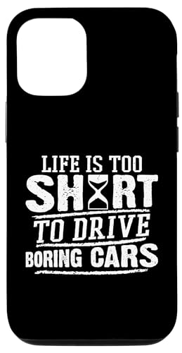 Muscle Cars: Das Leben ist zu kurz, um langweilige Autos zu fahren Hülle für iPhone 12/12 Pro von Classic American Muscle Car Designs For Men