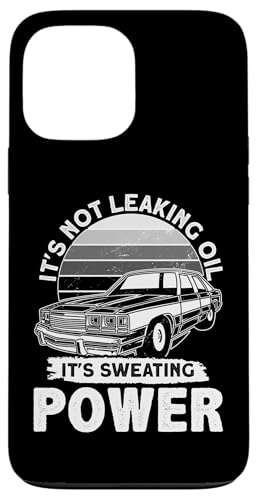 Muscle Cars: Es läuft kein Öl aus, es ist schwitzend Hülle für iPhone 13 Pro Max von Classic American Muscle Car Designs For Men