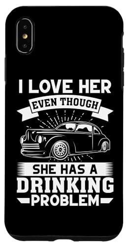 Muscle Cars: Ich liebe sie, auch wenn sie ein Trinkproblem hat Hülle für iPhone XS Max von Classic American Muscle Car Designs For Men