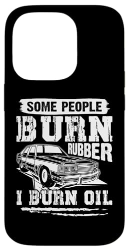 Muscle Cars: Manche Leute verbrennen Gummi - ich verbrenne Öl Hülle für iPhone 14 Pro von Classic American Muscle Car Designs For Men