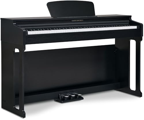 Classic Cantabile DP-220 SM E-Piano - 88 gewichtete Tasten, Hammermechanik, Anschlagdynamik - Schlankes Klavier, Layer-, Split- und Twinova-Funktion - 3 Pedale, 20 Klänge - Digital Piano schwarz matt Classic Cantabile DP-220 SM E-Piano - 88 gewichtete Tasten, Hammermechanik, Anschlagdynamik - Schlankes Klavier, Layer-, Split- und Twinova-Funktion - 3 Pedale, 20 Klänge - Digital Piano schwarz matt von Classic Cantabile