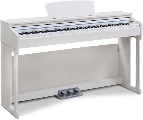 Classic Cantabile DP-220 WM E-Piano - 88 gewichtete Tasten, Hammermechanik und Anschlagdynamik - Schlankes Klavier, Layer-, Split- und Twinova-Funktion - 3 Pedale, 20 Klänge - Digital Piano weiß matt Classic Cantabile DP-220 WM E-Piano - 88 gewichtete Tasten, Hammermechanik und Anschlagdynamik - Schlankes Klavier, Layer-, Split- und Twinova-Funktion - 3 Pedale, 20 Klänge - Digital Piano weiß matt von Classic Cantabile