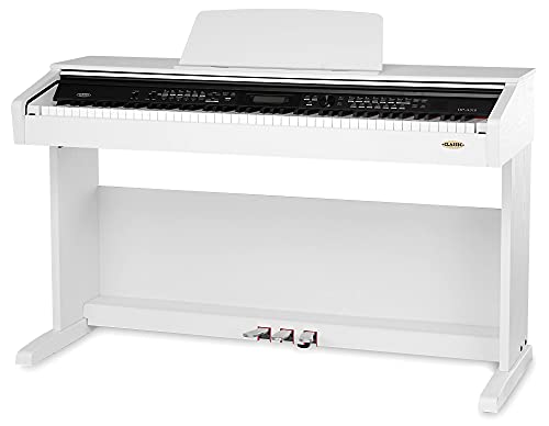 Classic Cantabile DP-A 310 SM 88-Tasten E-Piano - Digitalpiano mit Keyboard-Funktion/Begleitatomatik und Hammermechanik - 500 Sounds, Kopfhöreranschluss zum üben - USB Anschluss - Weiß Matt Classic Cantabile DP-A 310 SM 88-Tasten E-Piano - Digitalpiano mit Keyboard-Funktion/Begleitatomatik und Hammermechanik - 500 Sounds, Kopfhöreranschluss zum üben - USB Anschluss - Weiß Matt von Classic Cantabile