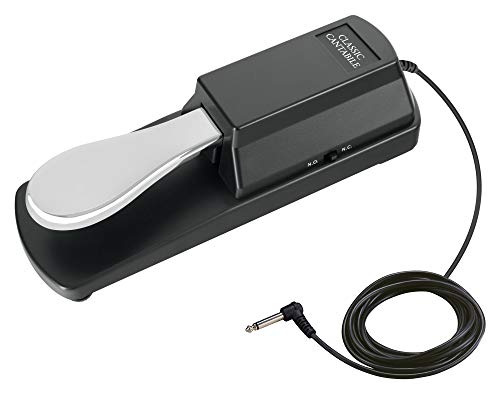 Classic Cantabile FP-1 Universal Sustain Pedal - Für alle Keyboards, Stagepianos und E-Pianos - Umschaltbare Polarität - Schwarz Classic Cantabile FP-1 Universal Sustain Pedal - Für alle Keyboards, Stagepianos und E-Pianos - Umschaltbare Polarität - Schwarz von Classic Cantabile