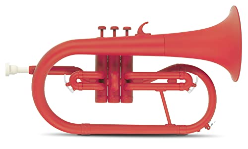Classic Cantabile MardiBrass ABS Kunststoff Flügelhorn - Perinet-Ventile - 600g leicht - Bohrung: 11,5 mm - inkl. Mundstück und Gigbag - matt pink von Classic Cantabile