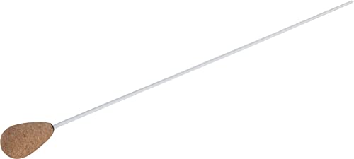 Classic Cantabile Taktstock mit geradem Korkgriff und weißem Kunststoffschaft (Gesamtlänge: 38,5 cm, Grifflänge: 4, 6cm, Griffdurchmesser max. 2,5 cm) von Classic Cantabile