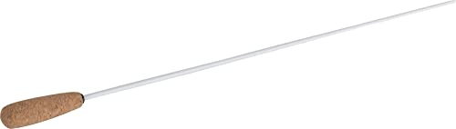 Classic Cantabile Taktstock mit geradem Korkgriff und weißem Kunststoffschaft (Gesamtlänge: 39 cm, Grifflänge: 6 cm, Griffdurchmesser max. 1,8 cm) von Classic Cantabile