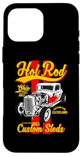 Hotrod Cleveland Ohio Automotive Nostalgie Design Hülle für iPhone 16 Pro Max Hotrod Cleveland Ohio Automotive Nostalgie Design Hülle für iPhone 16 Pro Max von Classic Cleveland Hotrod Car Designs and Souvenirs