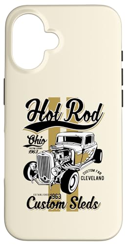 Hotrod Cleveland Ohio Automotive Nostalgie Design Hülle für iPhone 16 Hotrod Cleveland Ohio Automotive Nostalgie Design Hülle für iPhone 16 von Classic Cleveland Hotrod Car Designs and Souvenirs