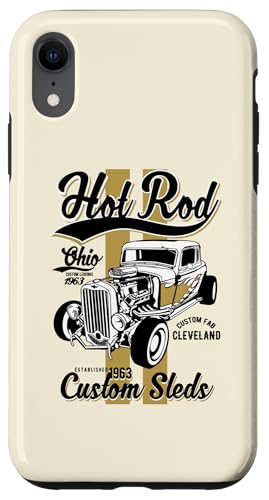 Hotrod Cleveland Ohio Automotive Nostalgie Design Hülle für iPhone XR Hotrod Cleveland Ohio Automotive Nostalgie Design Hülle für iPhone XR von Classic Cleveland Hotrod Car Designs and Souvenirs