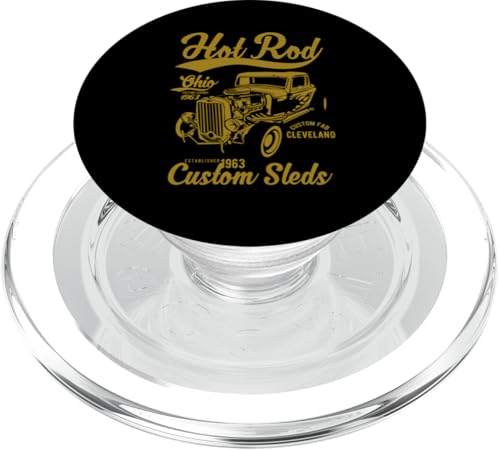 Hotrod Cleveland Ohio Automotive Nostalgie Design PopSockets PopGrip für MagSafe von Classic Cleveland Hotrod Car Designs and Souvenirs