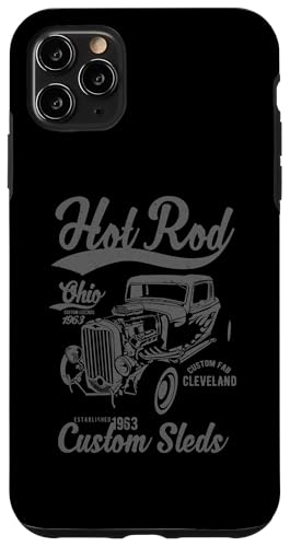 Hotrod Cleveland Ohio Automotive Nostalgie Distressed Design Hülle für iPhone 11 Pro Max von Classic Cleveland Hotrod Car Designs and Souvenirs