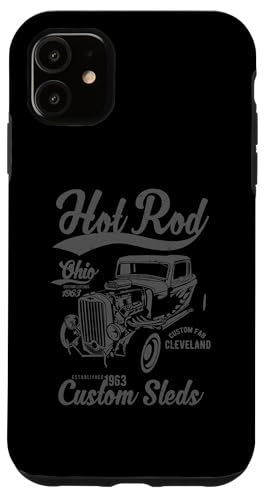 Hotrod Cleveland Ohio Automotive Nostalgie Distressed Design Hülle für iPhone 11 Hotrod Cleveland Ohio Automotive Nostalgie Distressed Design Hülle für iPhone 11 von Classic Cleveland Hotrod Car Designs and Souvenirs