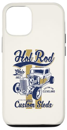Hotrod Cleveland Ohio Automotive Nostalgie Distressed Design Hülle für iPhone 12/12 Pro Hotrod Cleveland Ohio Automotive Nostalgie Distressed Design Hülle für iPhone 12/12 Pro von Classic Cleveland Hotrod Car Designs and Souvenirs