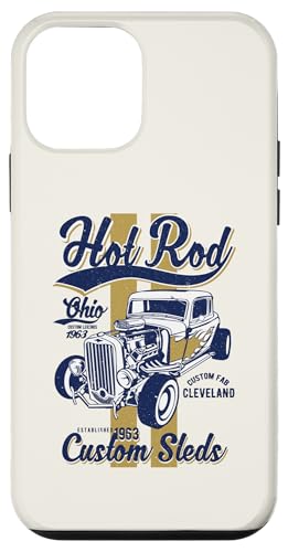 Hotrod Cleveland Ohio Automotive Nostalgie Distressed Design Hülle für iPhone 12 mini Hotrod Cleveland Ohio Automotive Nostalgie Distressed Design Hülle für iPhone 12 mini von Classic Cleveland Hotrod Car Designs and Souvenirs