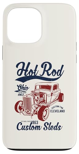 Hotrod Cleveland Ohio Automotive Nostalgie Distressed Design Hülle für iPhone 13 Pro Max Hotrod Cleveland Ohio Automotive Nostalgie Distressed Design Hülle für iPhone 13 Pro Max von Classic Cleveland Hotrod Car Designs and Souvenirs