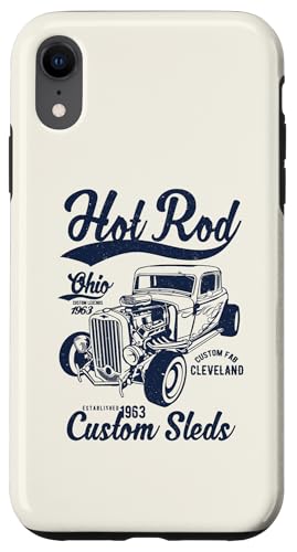 Hotrod Cleveland Ohio Automotive Nostalgie Distressed Design Hülle für iPhone XR Hotrod Cleveland Ohio Automotive Nostalgie Distressed Design Hülle für iPhone XR von Classic Cleveland Hotrod Car Designs and Souvenirs