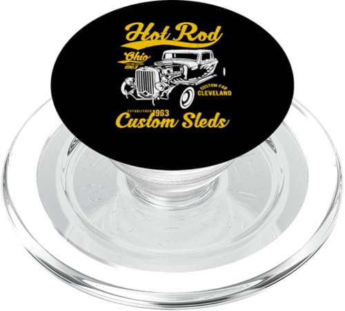 Hotrod Cleveland Ohio Automotive Nostalgie Distressed Design PopSockets PopGrip für MagSafe Hotrod Cleveland Ohio Automotive Nostalgie Distressed Design PopSockets PopGrip für MagSafe von Classic Cleveland Hotrod Car Designs and Souvenirs