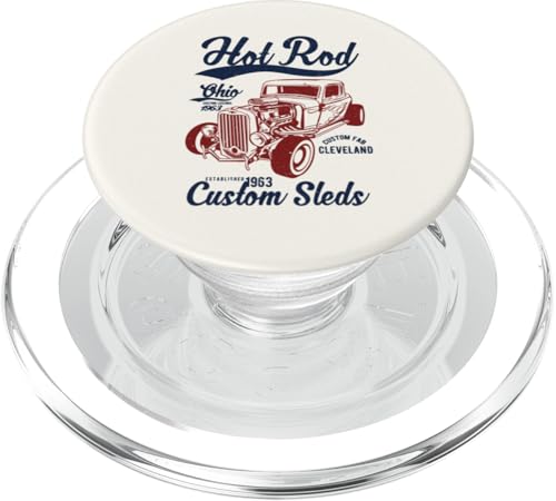 Hotrod Cleveland Ohio Automotive Nostalgie Distressed Design PopSockets PopGrip für MagSafe Hotrod Cleveland Ohio Automotive Nostalgie Distressed Design PopSockets PopGrip für MagSafe von Classic Cleveland Hotrod Car Designs and Souvenirs