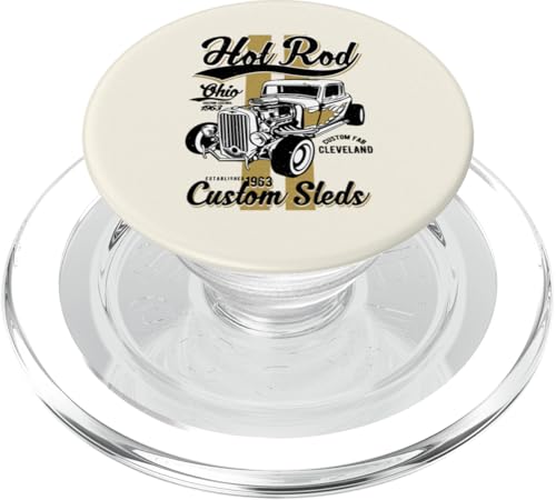Hotrod Cleveland Ohio Automotive Nostalgie Distressed Design PopSockets PopGrip für MagSafe Hotrod Cleveland Ohio Automotive Nostalgie Distressed Design PopSockets PopGrip für MagSafe von Classic Cleveland Hotrod Car Designs and Souvenirs