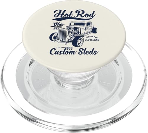 Hotrod Cleveland Ohio Automotive Nostalgie Distressed Design PopSockets PopGrip für MagSafe Hotrod Cleveland Ohio Automotive Nostalgie Distressed Design PopSockets PopGrip für MagSafe von Classic Cleveland Hotrod Car Designs and Souvenirs