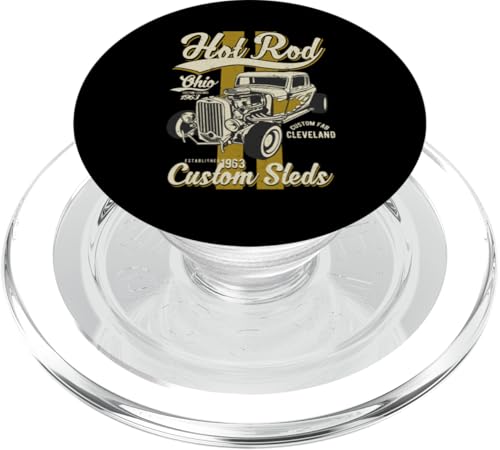 Hotrod Cleveland Ohio Automotive Nostalgie Distressed Design PopSockets PopGrip für MagSafe Hotrod Cleveland Ohio Automotive Nostalgie Distressed Design PopSockets PopGrip für MagSafe von Classic Cleveland Hotrod Car Designs and Souvenirs