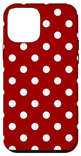 Hülle für iPhone 12 mini Weiße Punkte auf rotem Punktemuster #521 Hülle für iPhone 12 mini Weiße Punkte auf rotem Punktemuster #521 von Classic Dotted Pattern Polka Dots Design