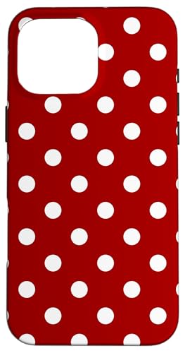 Hülle für iPhone 16 Pro Max Weiße Punkte auf rotem Punktemuster #521 Hülle für iPhone 16 Pro Max Weiße Punkte auf rotem Punktemuster #521 von Classic Dotted Pattern Polka Dots Design