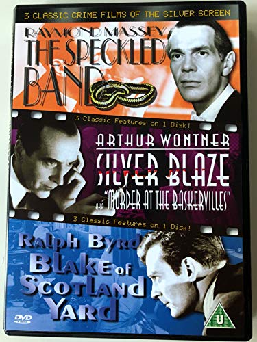 3 Classic Crime Films Of The Silver Screen - The Speckled Band / Silver Blaze / Blake Of Scotland Yard von Classic Entertainment