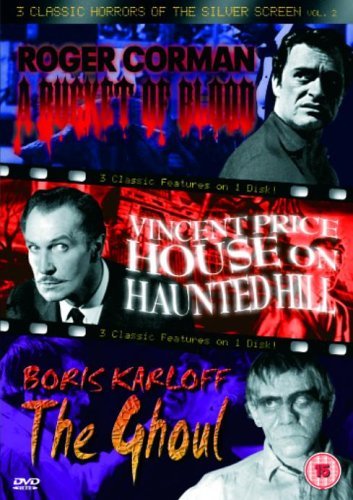 3 Classic Horrors Of The Silver Screen - Vol. 2 - A Bucket Of Blood / House On Haunted Hill / The Ghoul [DVD] von Classic Entertainment