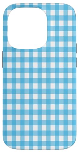 Babyblau Gingham Plaid Ästhetisch Mädchen Adrett Vintage Niedlich Hülle für iPhone 14 Pro Babyblau Gingham Plaid Ästhetisch Mädchen Adrett Vintage Niedlich Hülle für iPhone 14 Pro von Classic Gingham Plaid Chic