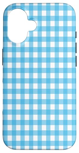 Babyblau Gingham Plaid Ästhetisch Mädchen Adrett Vintage Niedlich Hülle für iPhone 16 Babyblau Gingham Plaid Ästhetisch Mädchen Adrett Vintage Niedlich Hülle für iPhone 16 von Classic Gingham Plaid Chic