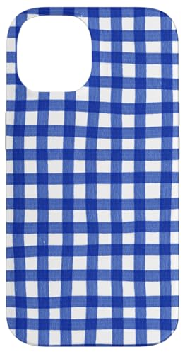 Blaues Gingham-Karo, Aquarell, ästhetisch, Mädchen, adrett, Vintage Hülle für iPhone 14 Blaues Gingham-Karo, Aquarell, ästhetisch, Mädchen, adrett, Vintage Hülle für iPhone 14 von Classic Gingham Plaid Chic