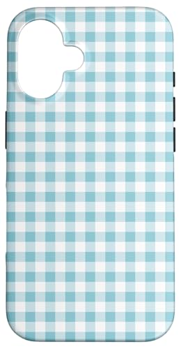 Blaues Gingham-Karo, ästhetisch, Mädchen, adrett, Vintage, niedlich, Boho Hülle für iPhone 16 Blaues Gingham-Karo, ästhetisch, Mädchen, adrett, Vintage, niedlich, Boho Hülle für iPhone 16 von Classic Gingham Plaid Chic