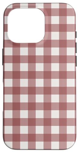 Copper Rose Gingham Plaid Aesthetic Girly Adrett Vintage Hülle für iPhone 16 Pro Copper Rose Gingham Plaid Aesthetic Girly Adrett Vintage Hülle für iPhone 16 Pro von Classic Gingham Plaid Chic