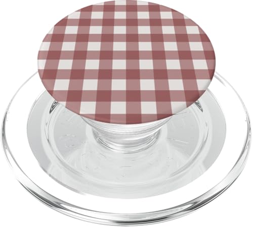 Copper Rose Gingham Plaid Aesthetic Girly Adrett Vintage PopSockets PopGrip für MagSafe Copper Rose Gingham Plaid Aesthetic Girly Adrett Vintage PopSockets PopGrip für MagSafe von Classic Gingham Plaid Chic