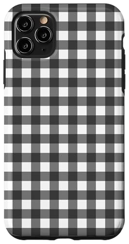 Dunkelgraues Gingham-Karo, ästhetisch, Mädchen, adrett, Vintage, niedlich Hülle für iPhone 11 Pro Max Dunkelgraues Gingham-Karo, ästhetisch, Mädchen, adrett, Vintage, niedlich Hülle für iPhone 11 Pro Max von Classic Gingham Plaid Chic