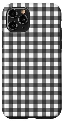 Dunkelgraues Gingham-Karo, ästhetisch, Mädchen, adrett, Vintage, niedlich Hülle für iPhone 11 Pro Dunkelgraues Gingham-Karo, ästhetisch, Mädchen, adrett, Vintage, niedlich Hülle für iPhone 11 Pro von Classic Gingham Plaid Chic