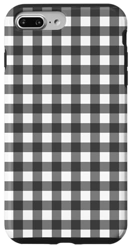 Dunkelgraues Gingham-Karo, ästhetisch, Mädchen, adrett, Vintage, niedlich Hülle für iPhone 7 Plus/8 Plus Dunkelgraues Gingham-Karo, ästhetisch, Mädchen, adrett, Vintage, niedlich Hülle für iPhone 7 Plus/8 Plus von Classic Gingham Plaid Chic