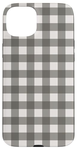 Graues Gingham-Karo, ästhetisch, Mädchen, adrett, Vintage, niedlich Hülle für iPhone 15 Plus Graues Gingham-Karo, ästhetisch, Mädchen, adrett, Vintage, niedlich Hülle für iPhone 15 Plus von Classic Gingham Plaid Chic