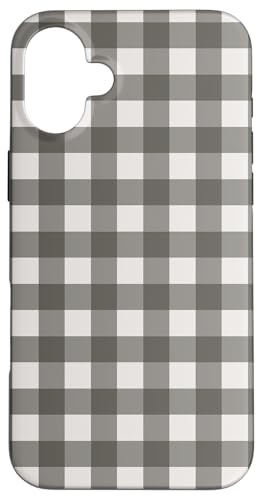 Graues Gingham-Karo, ästhetisch, Mädchen, adrett, Vintage, niedlich Hülle für iPhone 16 Plus Graues Gingham-Karo, ästhetisch, Mädchen, adrett, Vintage, niedlich Hülle für iPhone 16 Plus von Classic Gingham Plaid Chic