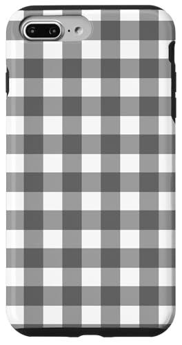 Graues Gingham-Karo, ästhetisch, Mädchen, adrett, Vintage, niedlich Hülle für iPhone 7 Plus/8 Plus Graues Gingham-Karo, ästhetisch, Mädchen, adrett, Vintage, niedlich Hülle für iPhone 7 Plus/8 Plus von Classic Gingham Plaid Chic