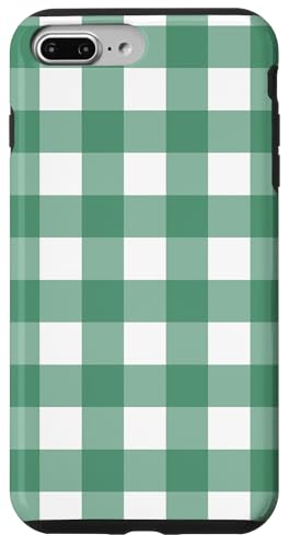 Grün-weißes Gingham-Karo, ästhetisch, Mädchen, adrett, Vintage Hülle für iPhone 7 Plus/8 Plus Grün-weißes Gingham-Karo, ästhetisch, Mädchen, adrett, Vintage Hülle für iPhone 7 Plus/8 Plus von Classic Gingham Plaid Chic