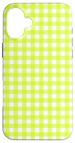 Grünes Birnenkaro, kariert, ästhetisch, Mädchen, adrett, Vintage, niedlich Hülle für iPhone 16 Plus Grünes Birnenkaro, kariert, ästhetisch, Mädchen, adrett, Vintage, niedlich Hülle für iPhone 16 Plus von Classic Gingham Plaid Chic